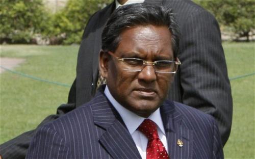 The Maldives President Mohammed Waheed whose government terminated GMR's contract