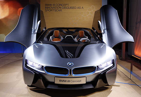 BMW i8 Concept Spyder in New York.