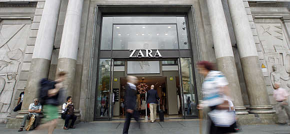 A Zara store in Barcelona.