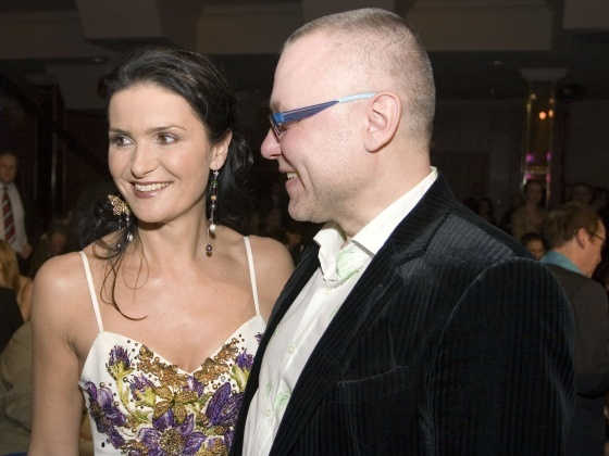 Zdenek Bakala with Michaela Malacova.
