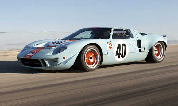 1968 Ford GT40 Gulf/Mirage Coupe.