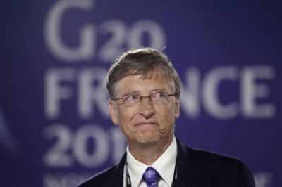 Bill Gates at G20 Summit in Cannes, France in November 2011.