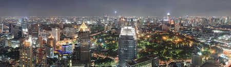 A view of Bangkok.