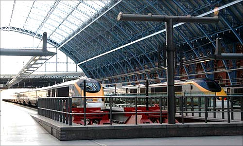 St. Pancras Station.