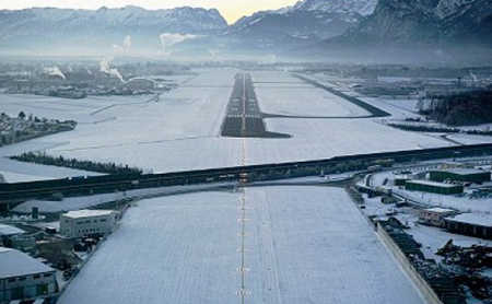 Courchevel Airport.