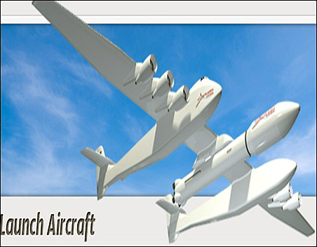 Stratolaunch system can launch people into low earth orbit.