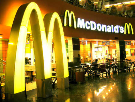 Location has helped McDonald's.
