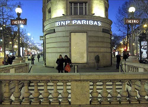 BNP Paribas bank.
