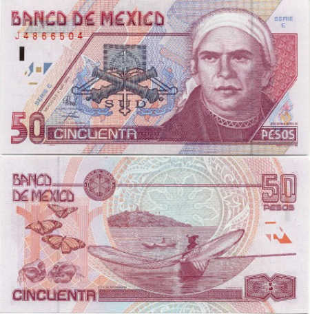 50 pesos.