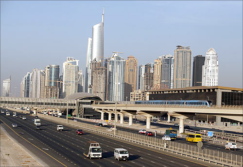 Highway in Dubai.