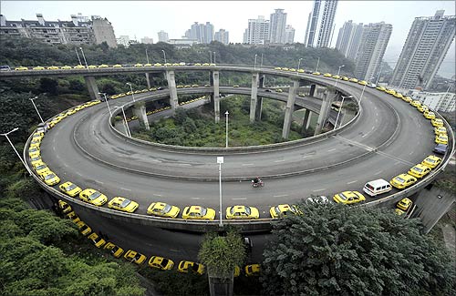 Highway in China.