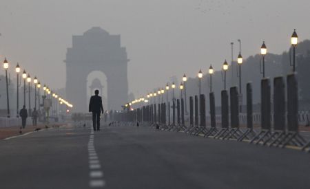 India has 55 billionaires. A view of India Gate in New Delhi.