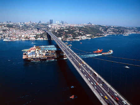 Turkey has 38 billionaires. A view of Istanbul.