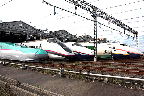 Japan's high speed train.