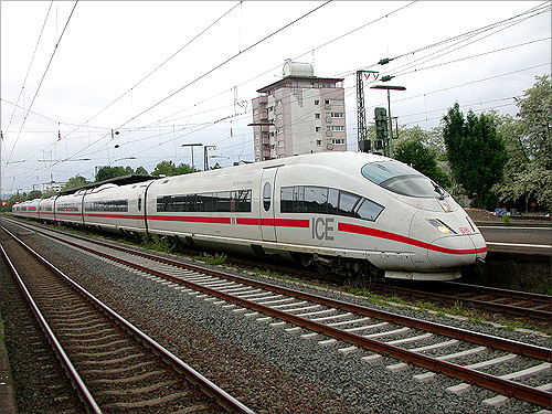 High speed train, Germany.