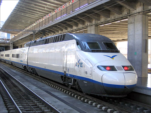 High speed train, Spain.