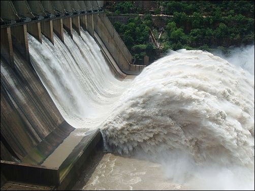 Srisailam dam.
