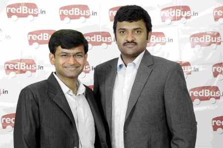 Co-founders of redBus - Phanindra Sama(left) and Charan Padmaraju