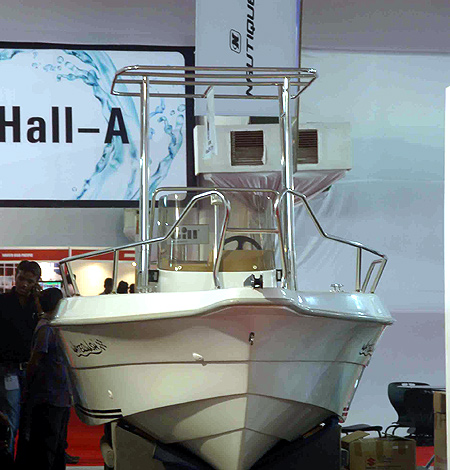 It is said to be India's largest and only truly international boat show.