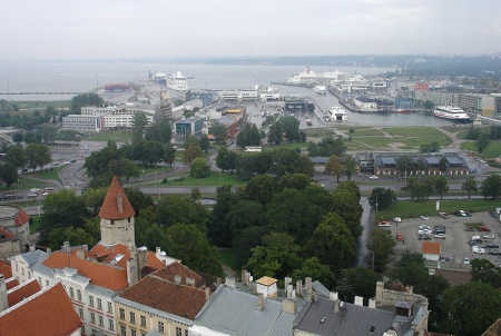 A view of Tallinn, Estonia.