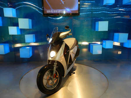 Hero developed the Leap hybrid scooter.