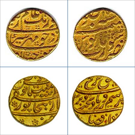 Coins of the Mughal Empire.
