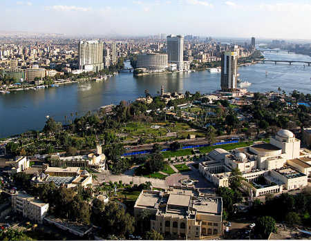 A view of Cairo.