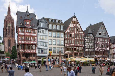 A view of Frankfurt.