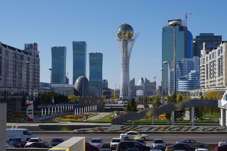 A view of capital Astana.