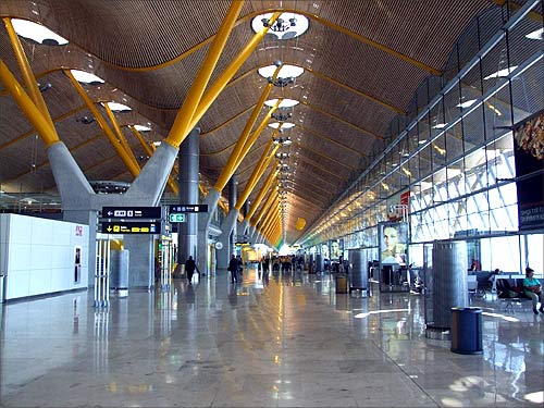 Madrid Barajas Airport.