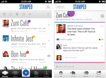 Stamped takes the clutter and anonymity out of recommendations.