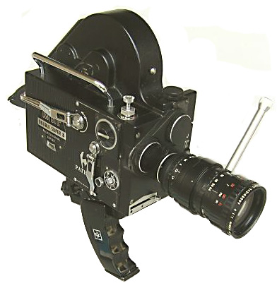 Double super 8 movie camera manufactured by Kodak-Pathe in France.