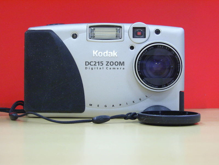 Kodak's DC215 digital camera.