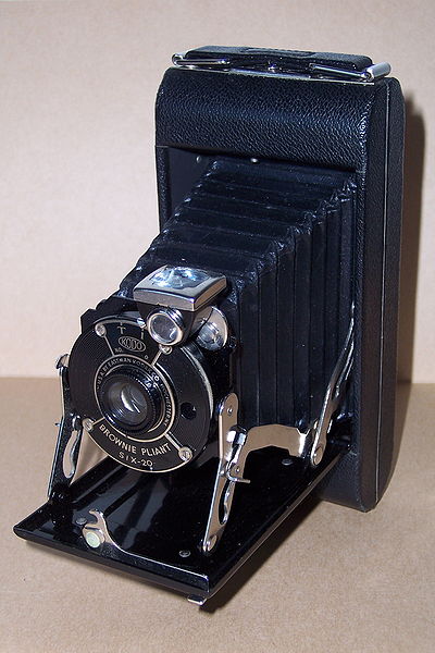 A view of Kodak Brownie.