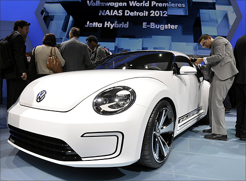 Volkswagen E-Bugster concept car.
