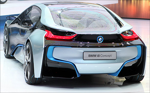 BMW i8 concept car.
