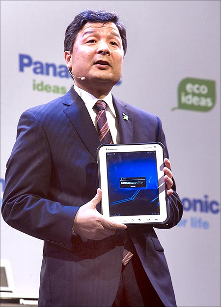 A Panasonic Toughpad.