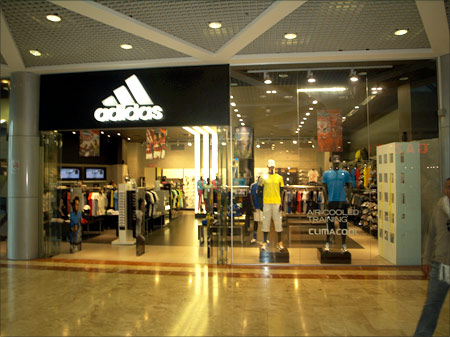 Adidas store.