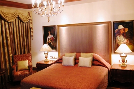 A luxury room in Taj Krishna, Hyderabad.
