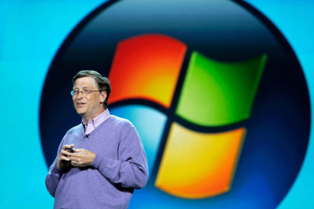 He launched Windows 95 with huge fanfare.