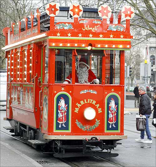 Maerlitram tram in Zurich.
