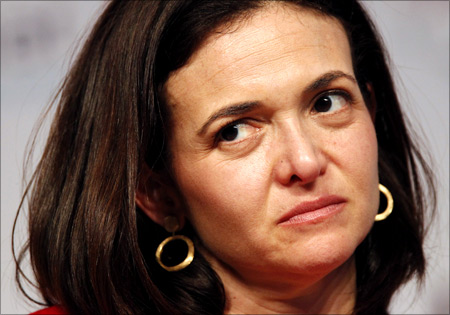 Sheryl Sandberg, Chief Operating Officer of Facebook attends the eG8 forum in Paris.