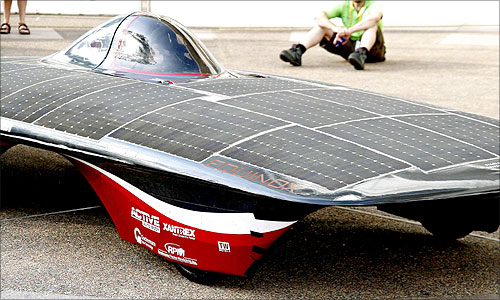 Stanford solar car Equinox.