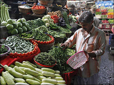 Once more, food inflation is in negative zone