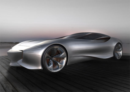 This concept car has been designed by a student.
