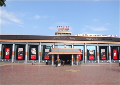 Madurai Railway station.
