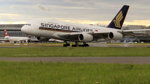 Singapore Airlines operates a hub at Changi Airport.