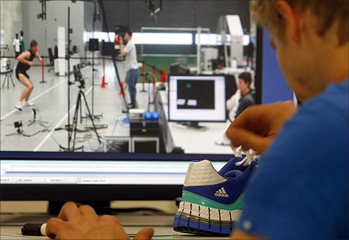 An inside view of the Adidas innovation laboratory