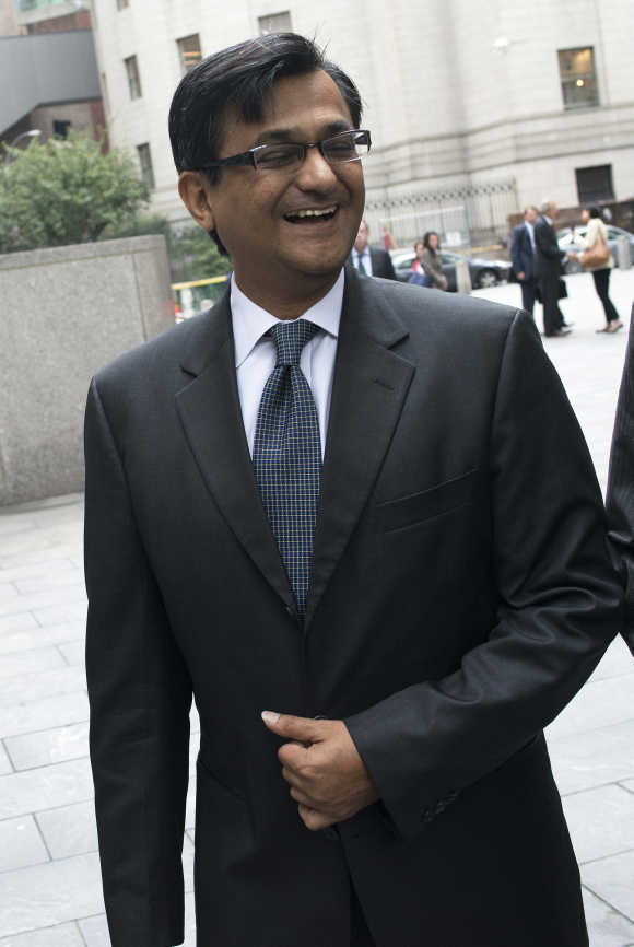 Anil Kumar leaves federal court in New York.
