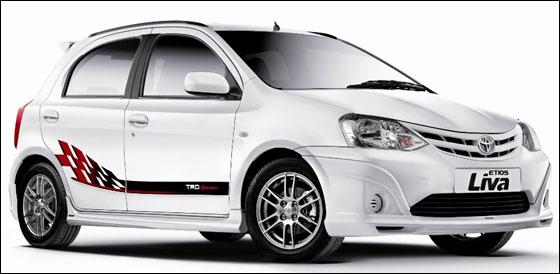 Toyota Etios Liva TRD Sportivo in India now